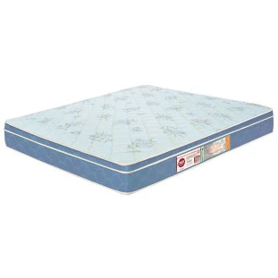 Colchão Box Casal Castor Espuma D45 Sleep Max 25cm Azul 138